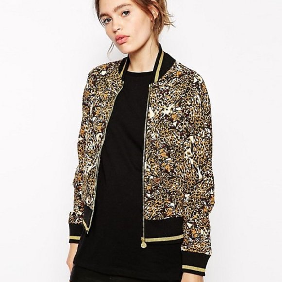 puma leopard jacket